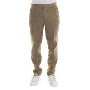 PANTALONE IN LINO FANGO